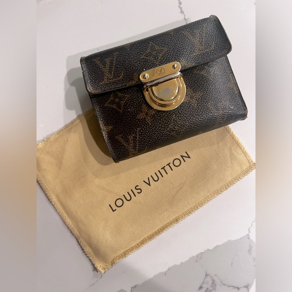 LOUIS VUITTON Portefeuille Koala  Brown Monogram Trifold Wallet RARE M58013 LV